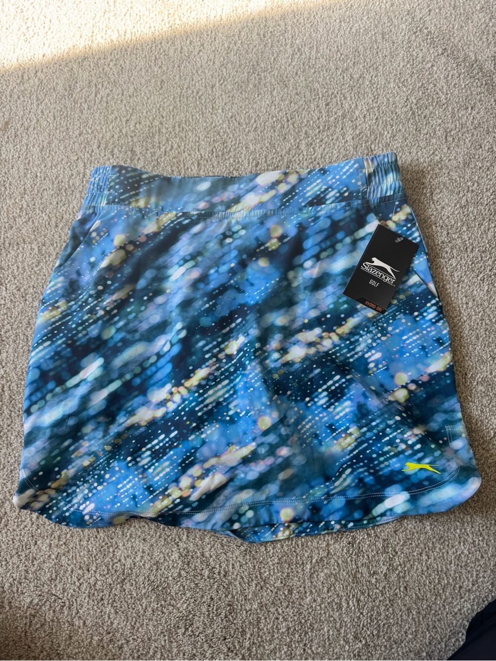 Slazenger Blue Printed Women's Skater Skort